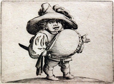 Various Hunchbacked Figures by Jacques Callot